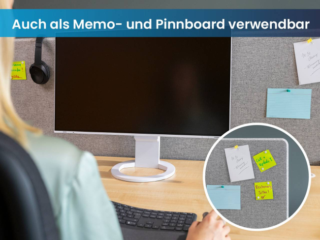 Ergotopia Focus Schreibtisch Trennwand - 10